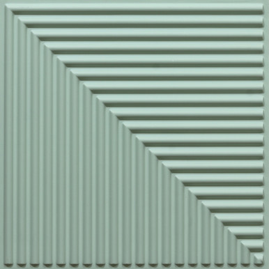 Bias Ridge - Peel and Stick - Faux Tin Wall Panels - 12 in x 12 in - #9003 - (Pack of 20) / 20 sqft