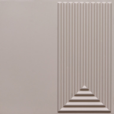 Vertex Rise - Peel and Stick - Faux Tin Wall Panels - 12 in x 12 in - #9010 - (Pack of 20) / 20 sqft