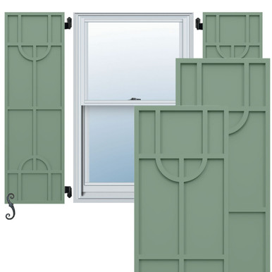 EnduraCore Composite Nordic Modern Style Shutters (Per Pair)