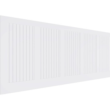 Framed Beadboard PVC Wainscot Paneling Kit