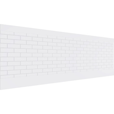 Subway Brick PVC Wainscot Paneling Kit