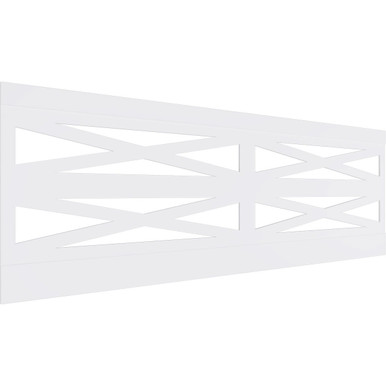 Farmhouse Fence PVC Wainscot Paneling Kit