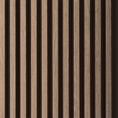 Medium Slats Polystyrene Wood Ceiling Panels 112 in x 9 1/2 in - (Pack of 10) / 73.5 sqft