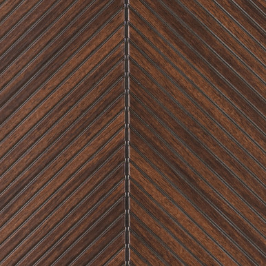 Fan Leaf Polystyrene Wood Ceiling Panels 112 in x 12 in - (Pack of 10) / 93 sqft