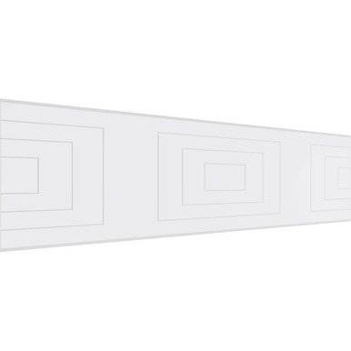 Mid Century Modern Fretwork Wainscot Wall Paneling - (Pack of 4)