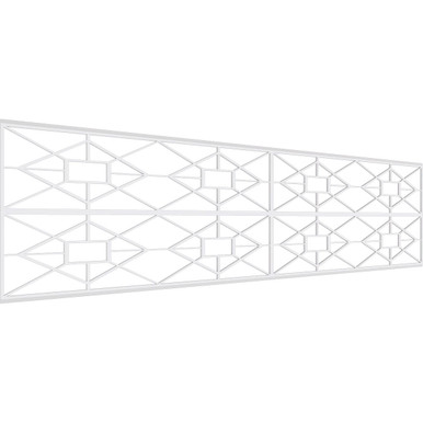 Jamestown Fretwork Wainscot Wall Paneling - (Pack of 4)