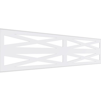 Farmhouse Fence Fretwork Wainscot Wall Paneling - (Pack of 4)