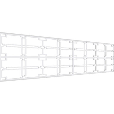 Englewood PVC Fretwork Wainscot Wall Panel - (Pack of 4)