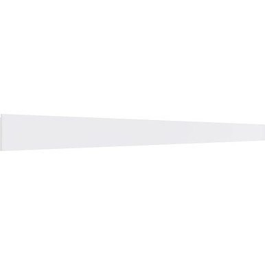 Flat Bottom Rail PVC Wainscot Moulding