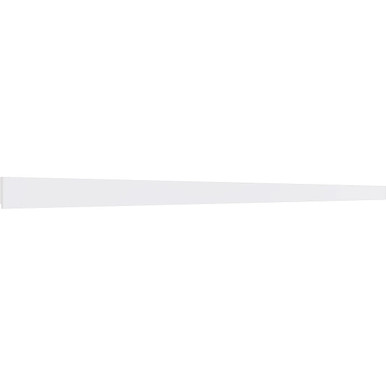 Flat Top Rail PVC Wainscot Moulding