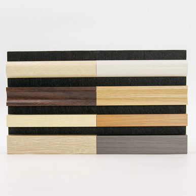 AcoustixPro Noise Canceling Slat Wall Panel - Sample - 6 in x 10 in (Includes All Styles and Finishes)
