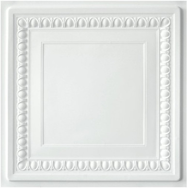 LOT # 3088 #DCT06 White Matte (100 SQ FT) 25 PCS Drop in / Glue up Ceiling Tile in PVC
