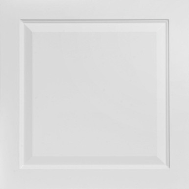 LOT # 3094 #505 White Matte (100 SQ FT) 25 PCS Drop in Ceiling Tile in PV