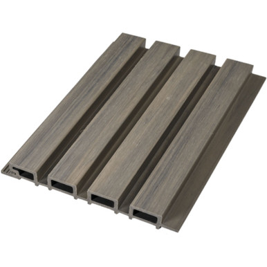 Linear WPC Exterior Wall Slat Panels 114 in x 8.62 in - Ancient Wood - (Pack of 5) / 34.2 sqft