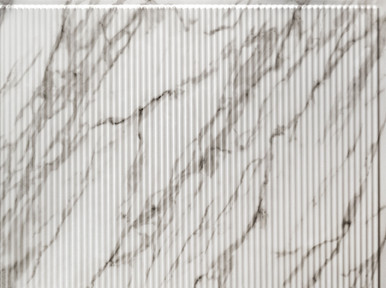 Rib1 MirroFlex Marble 18 in. x 24 in. Glue-Up PVC Backsplash Kit - Includes 5 Tiles, 2 J-Trims & 1 Inside Corner Trim