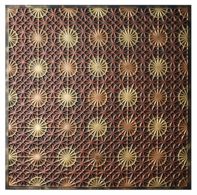 FAD Hand Painted Ceiling Tile 24 in X 24 in - #CTF-011