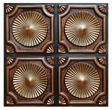 Whirligigs - FAD Hand Painted Ceiling Tile 24 in X 24 in - #CTF-002