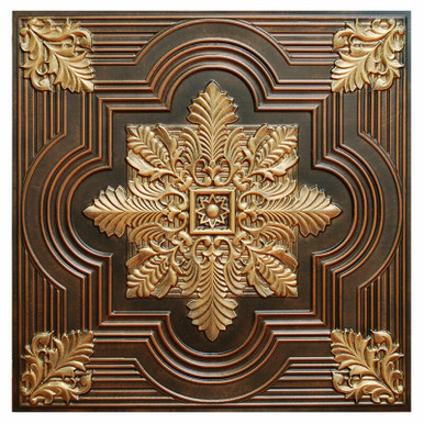 Large Snowflake - FAD Hand Painted Ceiling Tile 24 in X 24 in - #CTF-003