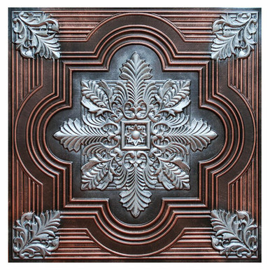 Large Snowflake II - FAD Hand Painted Ceiling Tile 24 in X 24 in - #CTF-003-2