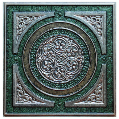 Steampunk VI - FAD Hand Painted Ceiling Tile - #CTF-006-6