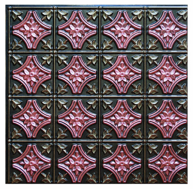 Gothic Reims II - FAD Hand Painted Ceiling Tile 24 in X 24 in - #CTF-009-2