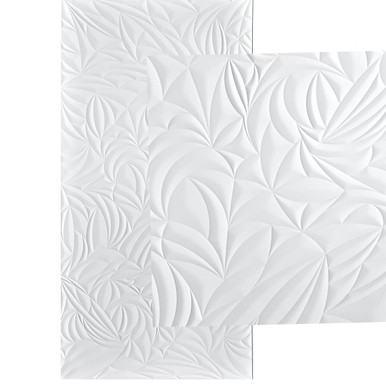 Sculpted  Petals MirroFlex 4x8 / 4x10 Glue Up PVC 3D Wall Panels