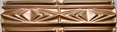 Deco Arrows - Copper Cornice - 3.5 in. Wide 48 in. Long - #909