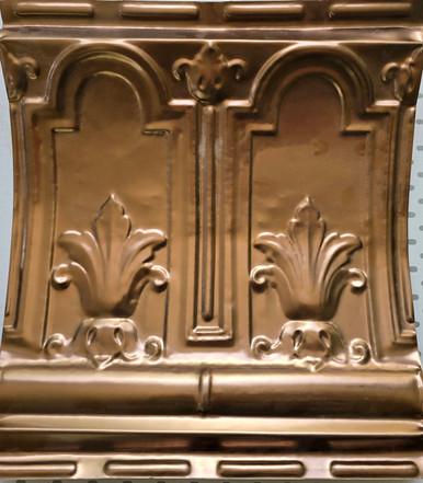 Fleurs de Lis - Shanko - Copper Cornice - 13 in. Wide 48 in. Long - #807