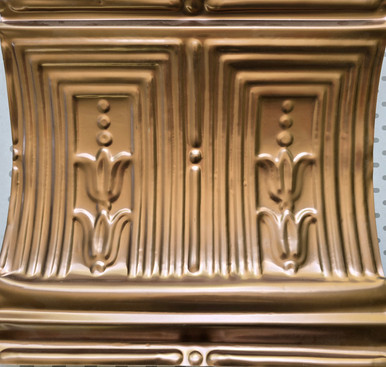 Double Tulips - Shanko - Copper Cornice - 10.8 in. Wide 48 in. Long - #808