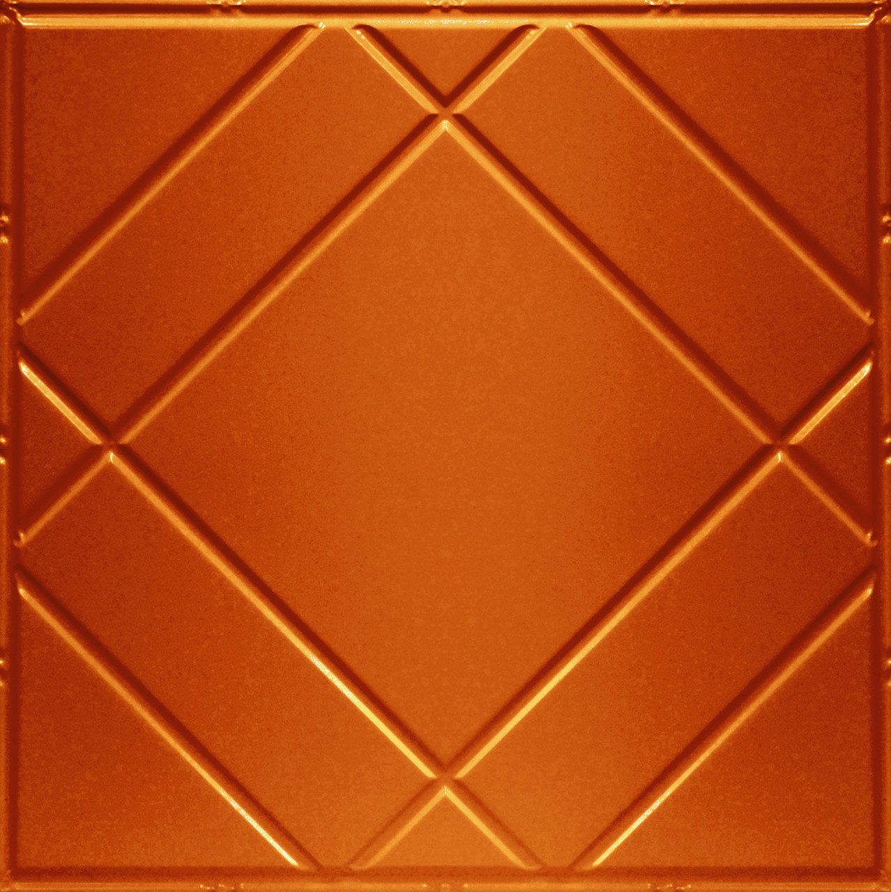 All That Jazz - Shanko - Powder Coated - Tin - Wall and Ceiling Patterns - #517 - 24"x24" - Lincoln Copper