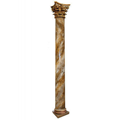 Roman Corinthian - FAD Faux Marble Finish Column - #CPF-003-RC