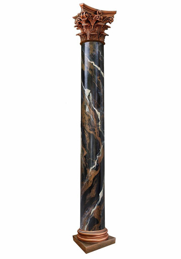 Roman Corinthian - FAD Faux Marble Finish Column - #CPF-004-RC