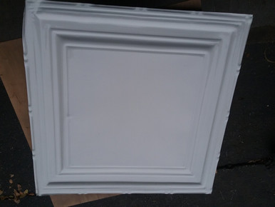 LOT # 35A ALUMINUM #2429 (116 SQ FT) 29 PCS White 24 x 24 Nail Up or Drop In