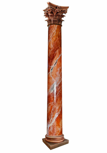 Roman Corinthian - FAD Faux Marble Finish Column - #CPF-006-RC