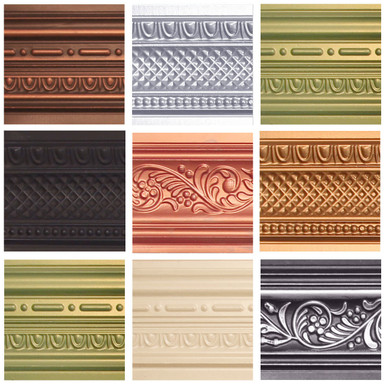 Faux Tin Cornice Sample Pack