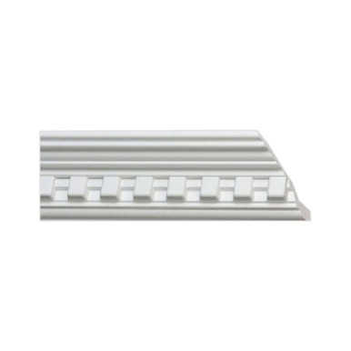 Dentil Glue-up Styrofoam Crown Molding 5 in. Wide 6.5 ft. Long (Pack of 21 / 136.5 ln. ft.) - #GK 17