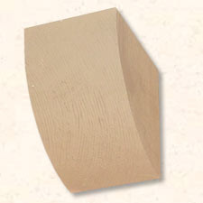 Faux Wood Corbels Doug Fir - Bullnose - 7 3/4 in. Length