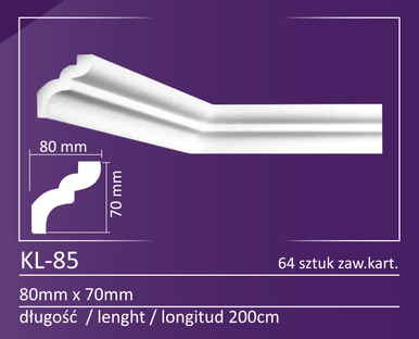 KL-85 - Crown Molding Pack - 4" Wide (420 ln. ft. / Pack)