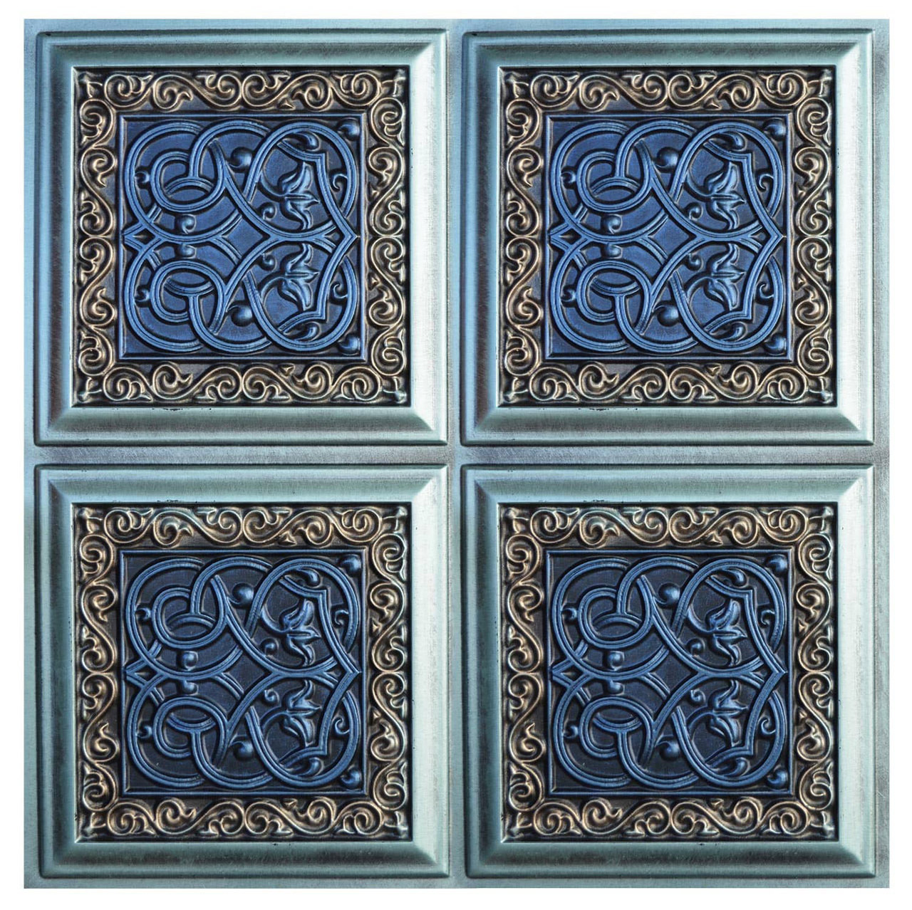 Lover’s Knot IV - FAD Hand Painted Ceiling Tile - #CTF-005-4