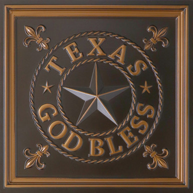 Texas Star Faux Tin Ceiling Tile - Drop In - #305