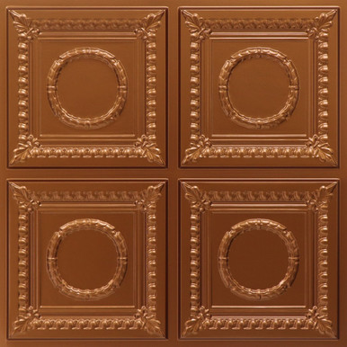 Faux Tin Ceiling Tile - Glue Up - 24"x24" - #289