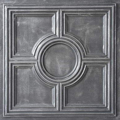 Gothic Bloom - Faux Tin Ceiling Tile - 24 in x 24 in - #DCT37