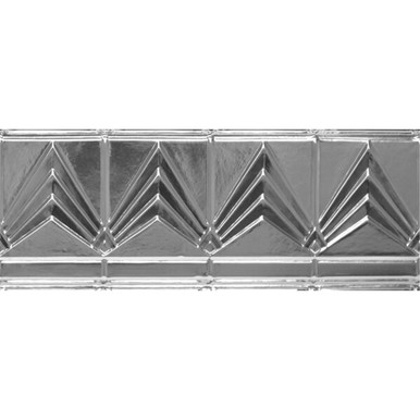 Deco Diamonds and Pearls - Shanko Powder Coated Tin Cornice 9 in. Wide 4 ft. Long - #904