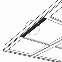 Copper - Perimeter Wall Angle Peel & Stick Cover