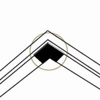 Copper - Corner Grid Peel & Stick Cover