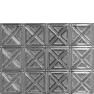 Criss-Cross - Shanko Tin Plated Steel Backsplash Tile - #205