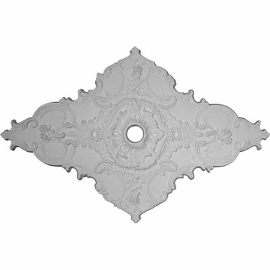 Melchor Diamond - Urethane Ceiling Medallion 43-3/4 in x 67-1/4 in x 2 in - #CM70X43ML