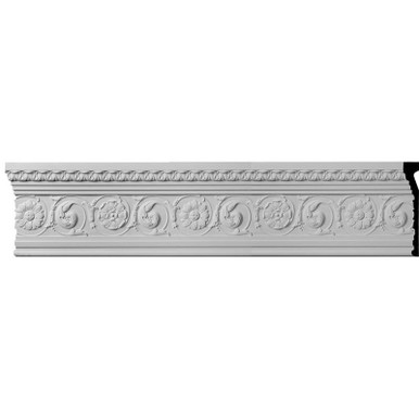 Bedford with Flowers - Urethane Panel Moulding 94-1/2 in x 11-1/4 in x 1-7/8 in - #MLD11X02BE