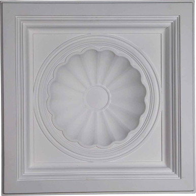 Shell - Urethane Ceiling Tile - 24"x24" - #CT24X24SH