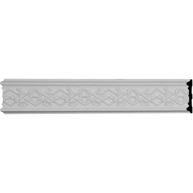 Federal with Flowers - Urethane Panel Moulding 94-1/2 in x 4-3/8 in x 7/8 in - #PML04X01FE